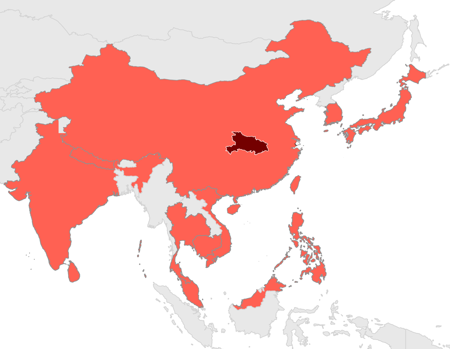 Wuhan Map Wuhan Map